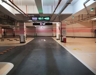 上海某商場(chǎng)分體式超聲波車(chē)位誘導系統